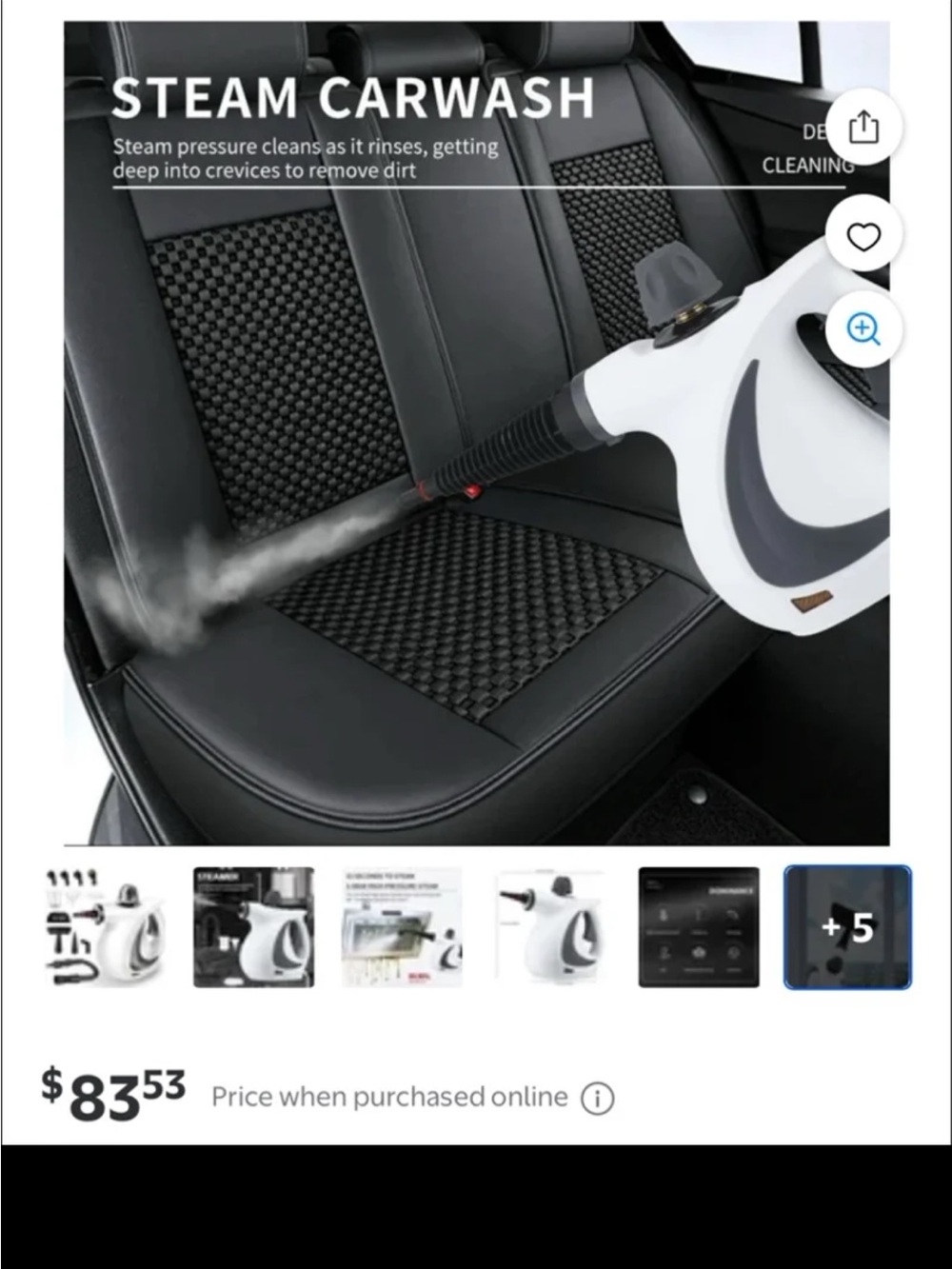 Handheld Steam Cleaner - - Picture 3 of 3